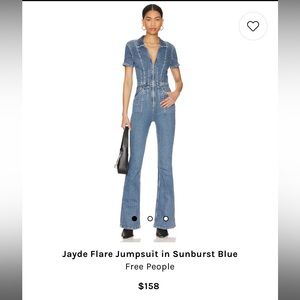 Jayde Flare Jumpsuit in Sunburst Blue
Free People